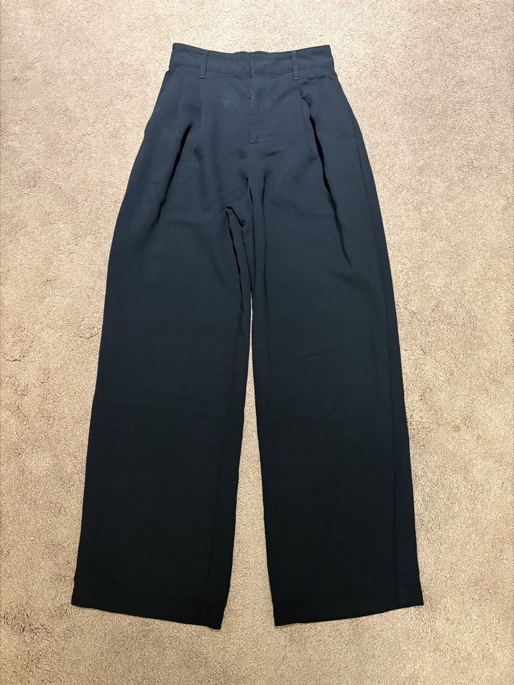Gap Easy Trouser Straight Leg Pants Black Size 0